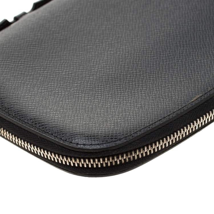 Pre Owned Louis Vuitton Black Taiga Leather Atoll Travel Organizer