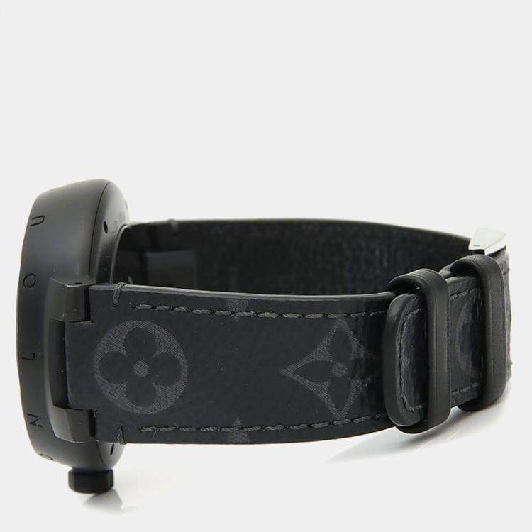 مملوكة مسبقًا Louis Vuitton Tambour Q1D22 Automatic Stainless Steel Men's Wristwatch 41.5 mm
