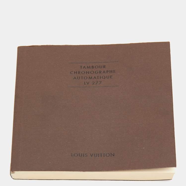 Pre Owned Louis Vuitton Champagne Stainless Steel Tambour  Q1142 Men's Wristwatch 41 mm