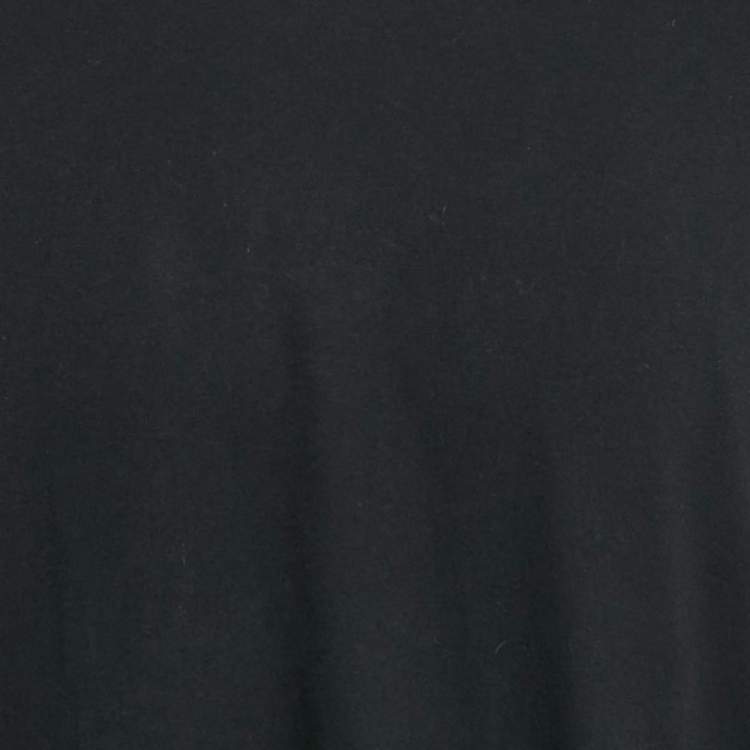 Pre Owned Maison Martin Margiela Black Cotton Round Neck T-Shirt S