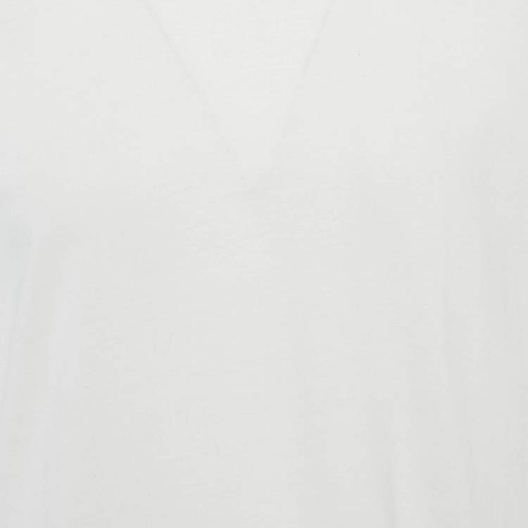 مملوكة مسبقًا Maison Martin Margiela Off-White Cotton Knit T-Shirt XL