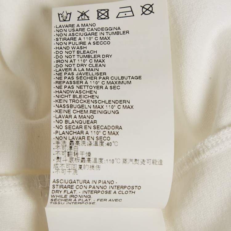 Pre Owned Maison Martin Margiela White Jersey Crewneck T-Shirt XXL
