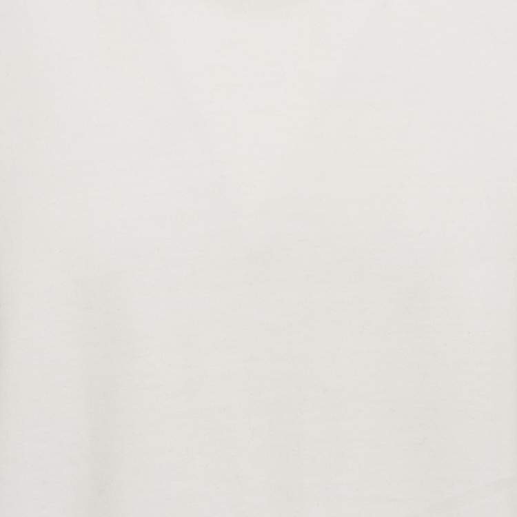 Pre Owned Maison Martin Margiela White Jersey Crewneck T-Shirt XXL