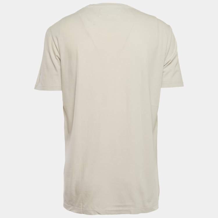 Pre Owned Maison Martin Margiela Grey Jersey Crewneck T-Shirt XL