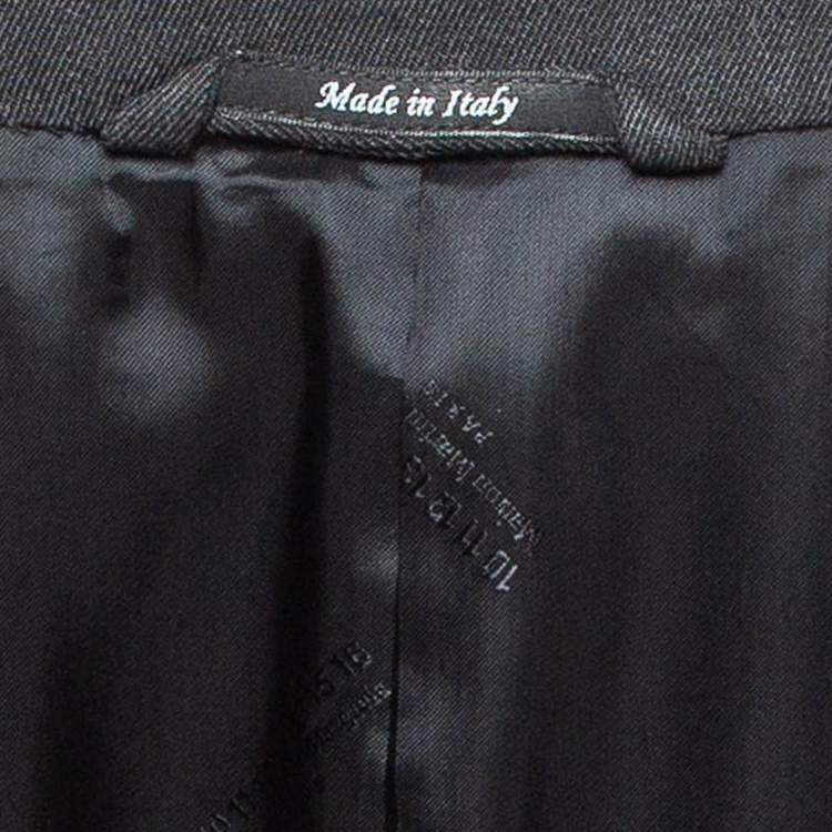 Pre Owned Maison Martin Margiela Black Wool Single Breasted Blazer M