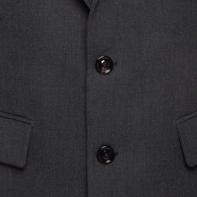 Pre Owned Maison Martin Margiela Black Wool Single Breasted Blazer M