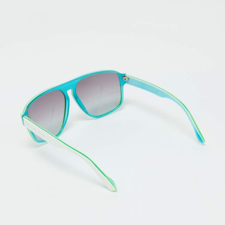 Pre Owned Marc by Marc Jacobs Green/Brown Gradient MMJ294/S Square Sunglasses