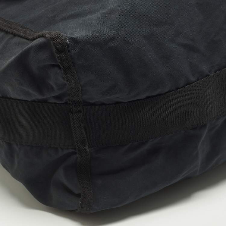 Pre Owned Marc by Marc Jacobs Standard Supply Large Navy Blue Canvas Messenger Bag