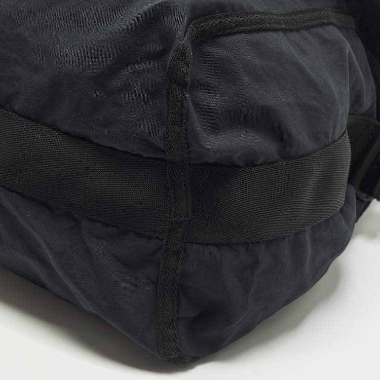 Pre Owned Marc by Marc Jacobs Standard Supply Large Navy Blue Canvas Messenger Bag