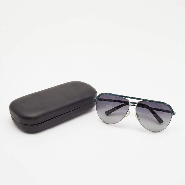 Pre Owned Marc Jacobs Blue/Black Gradient Aviator Sunglasses