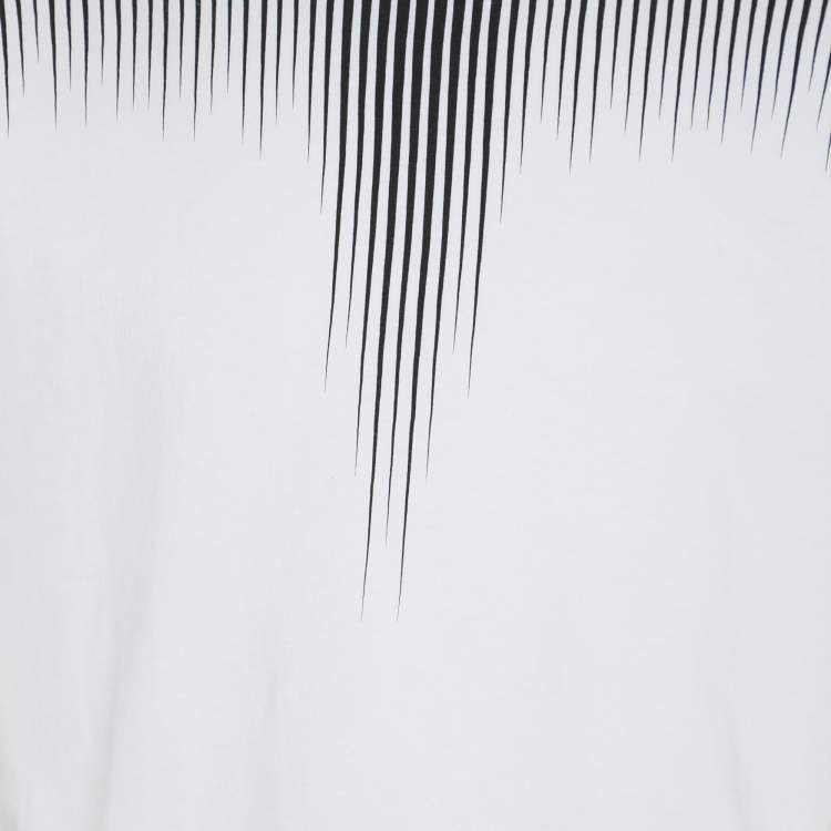 Pre Owned Marcelo Burlon White/Black Cotton T-Shirt S