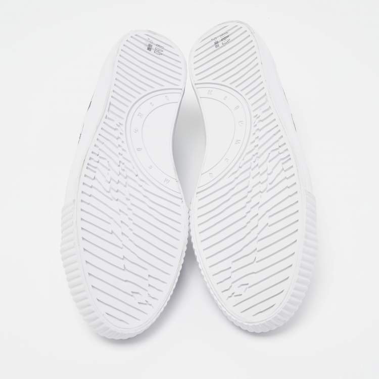 Pre Owned McQ by Alexander McQueen White Canvas Low Top Sneakers Size 42