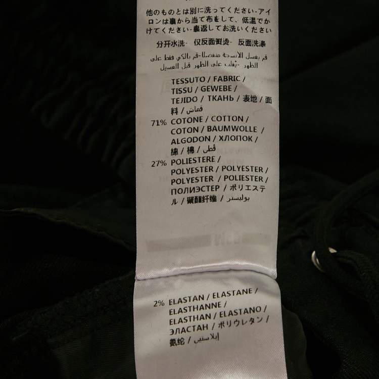Pre Owned McQ by Alexander McQueen Black Denim Jogger Pants L
