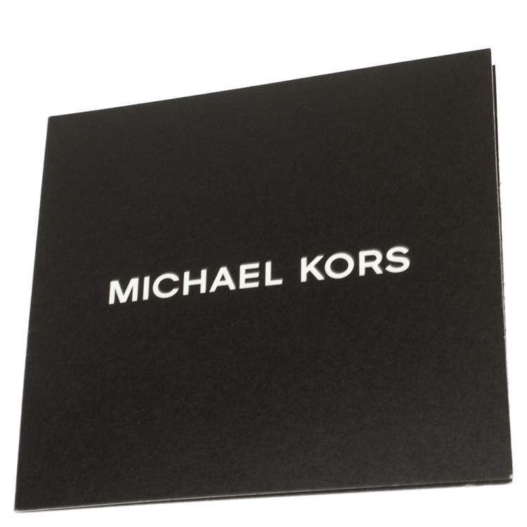Pre Owned Michael Kors Black Camouflage Nylon and Leather Kent Backpack 