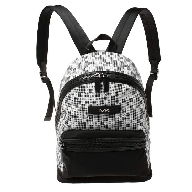 michael kors black backpack purse