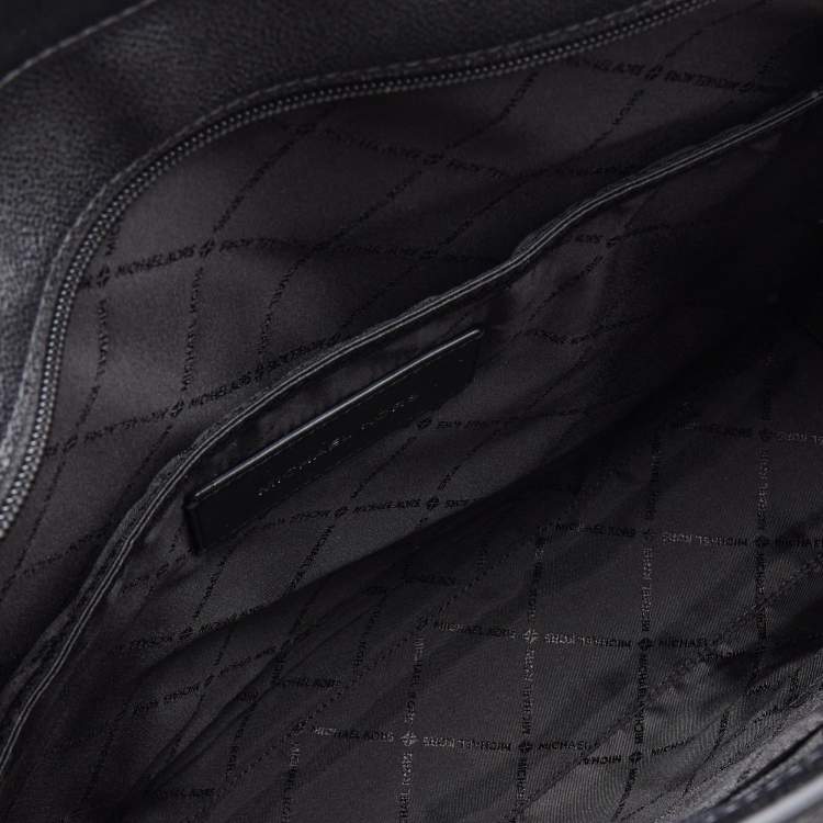 Pre Owned Michael Kors Black Signature Coated Canvas Cooper Business Tote