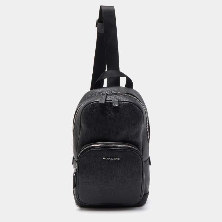 Michael Kors Collection Commuter Multi-Pocket Backpack - Black