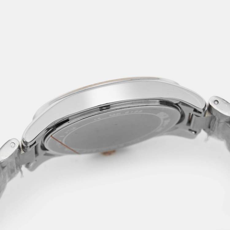 مملوكة مسبقًا Michael Kors Kacie MK6185 Blue Dial Two Tone Stainless Steel Men's Wristwatch 39 mm