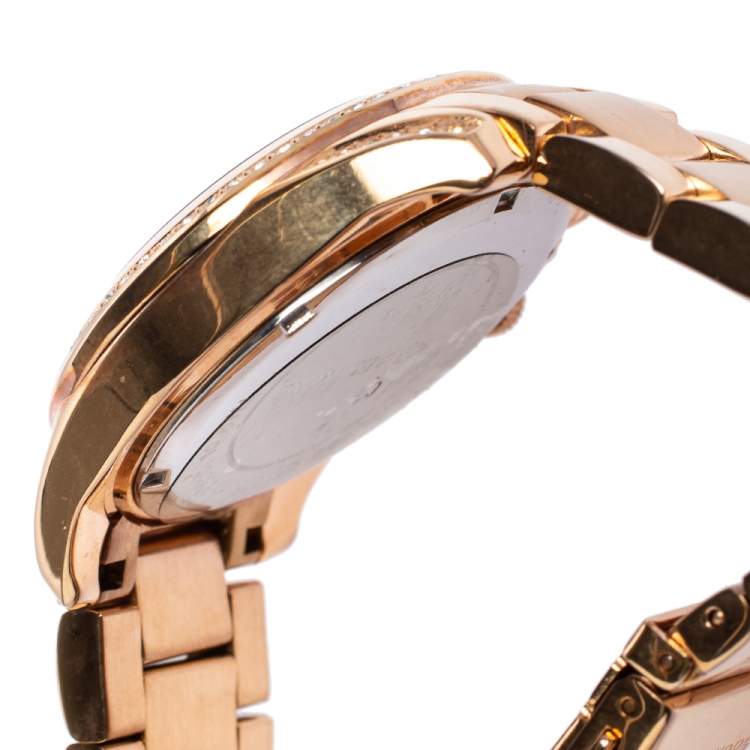 مملوكة مسبقًا Michael Kors Champagne Rose Gold Plated Blair MK5263 Women's Wristwatch 39 mm
