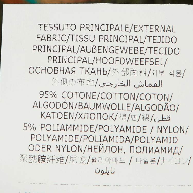 Pre Owned Missoni Olive Green Chevron Knit Polo T-Shirt M