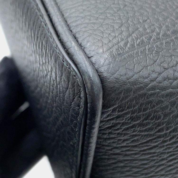 Pre Owned Maison Margiela Maison Margiela 5Ac Daily Backpack Black Leather