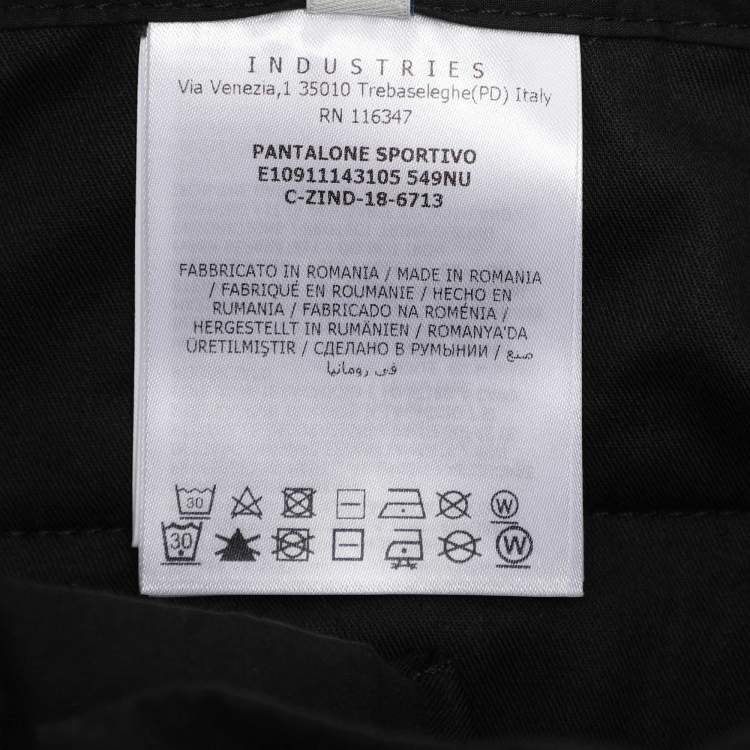 Pre Owned Moncler Black Cotton Trouser XXL