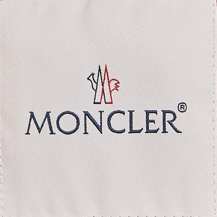 Pre Owned Moncler Red Nylon Detachable Hood Zip-Up Maljasset Down Jacket XL