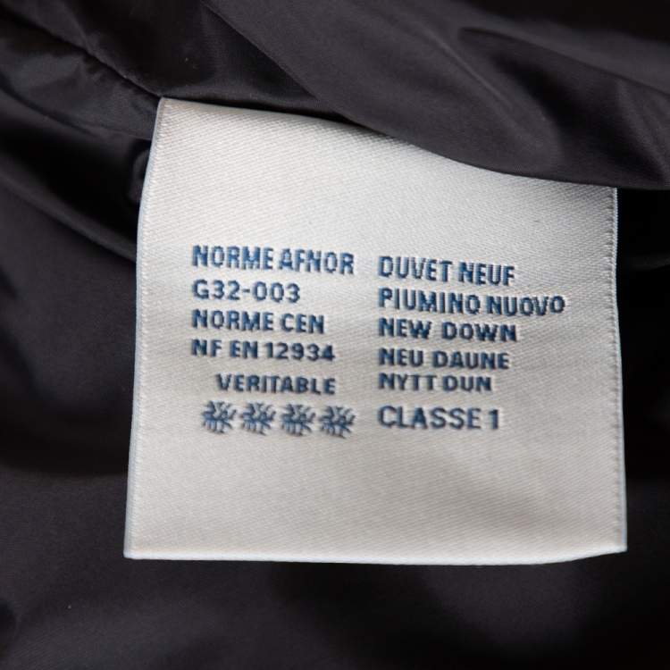 Pre Owned Moncler x Off-White Yellow Synthetic Down Padded Giverny Gilet L