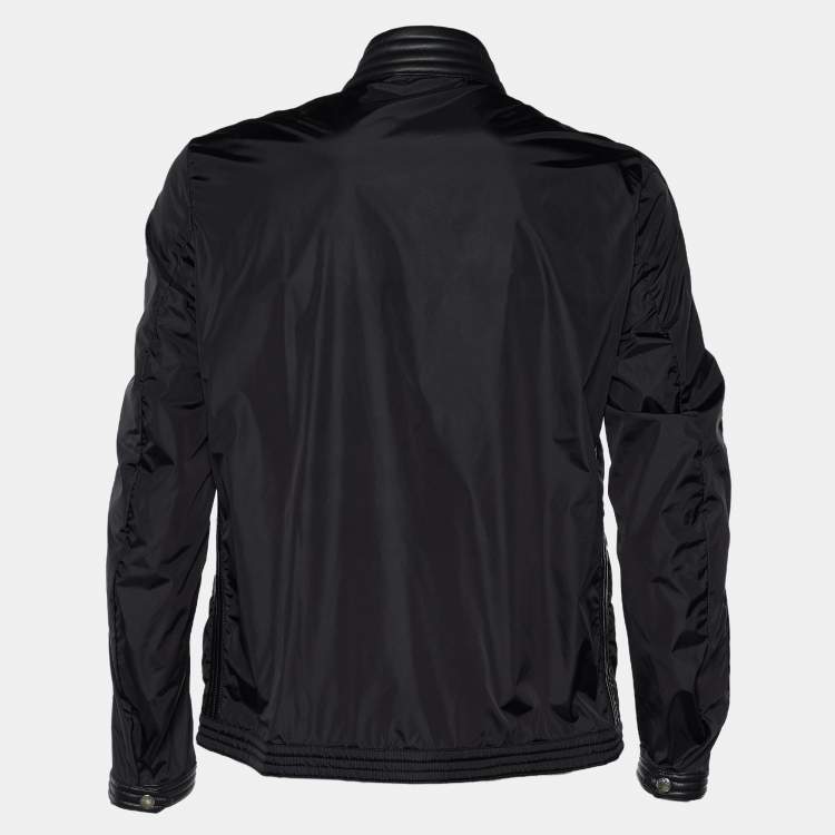 Moncler Black Nylon Daquin Zip Up Jacket L Moncler | TLC