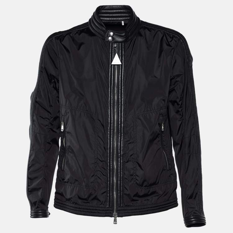 Moncler Black Nylon Daquin Zip Up Jacket L Moncler | The Luxury Closet