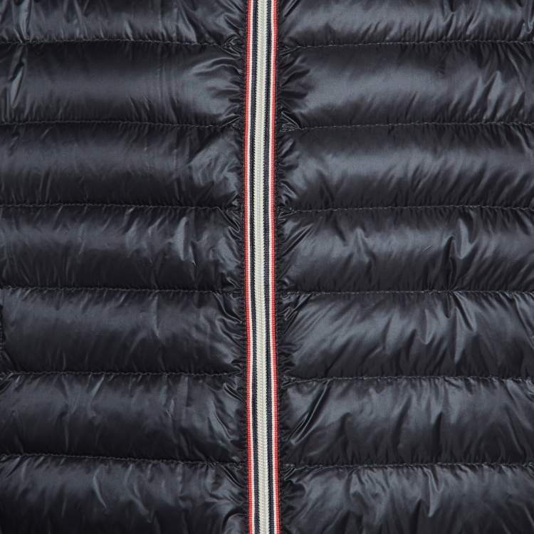 Pre Owned Moncler Black Nylon Daniel Quilted Down Jacket XL 