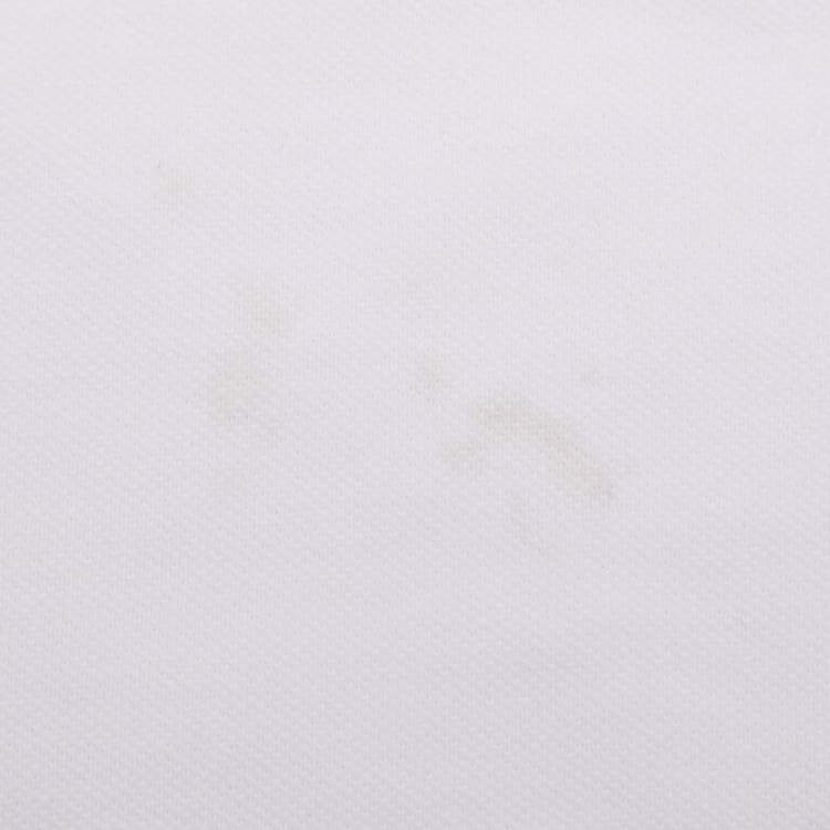 مملوكة مسبقًا Moncler White Jersey Logo Patch Polo T-Shirt M