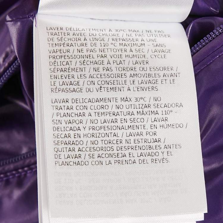 Pre Owned Moncler x Palm Angel Black Nylon Oversized Down Vest XS