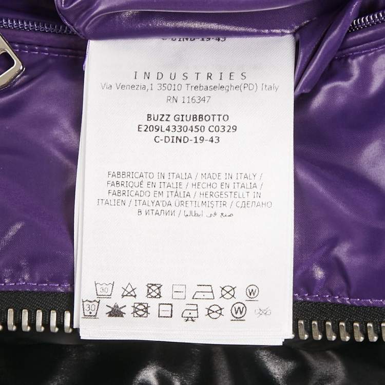 Pre Owned Moncler x Palm Angel Black Nylon Oversized Down Vest XS