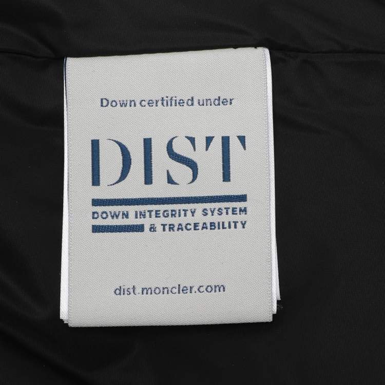 Pre Owned Moncler Green/Black Nylon Quilted Hooded Puffer Jacket M