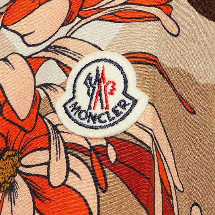 مملوكة مسبقًا قميص مونكلير قطن بطبعة زهور متعددة الألوان مقاس متوسط (ميديم)