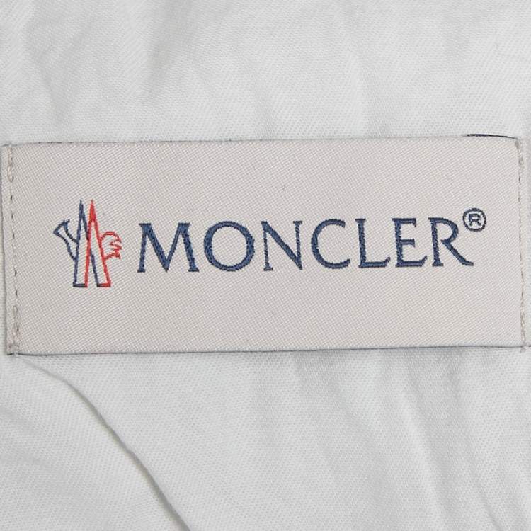 Pre Owned Moncler Green Gabardine Cargo Pants S