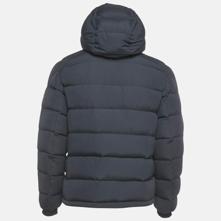 مملوكة مسبقًا Moncler Navy Blue Synthetic Puffer Down Jacket S