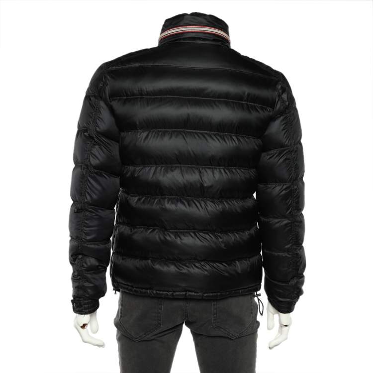 Pre Owned Moncler Back Quilted Synthetic Gaston Puffer Jacket L
