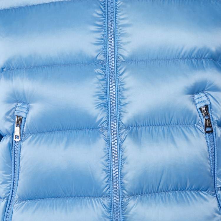 Pre Owned Moncler Blue Jeanbart Short Down Jacket M