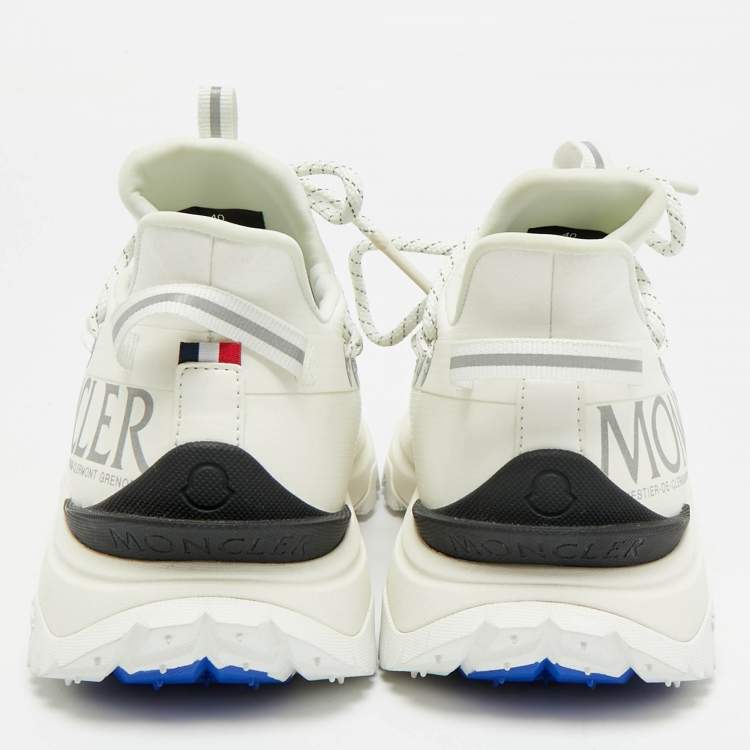 مملوكة مسبقًا حذاء رياضي مونكلر تريلغريب لايت 2 قماش أبيض ومطاط مقاس 40