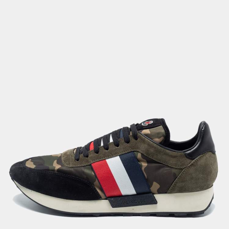 Moncler camo trainers best sale