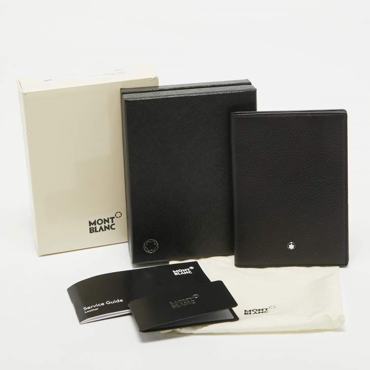 Pre Owned Montblanc Black Leather Meisterstück Passport Holder