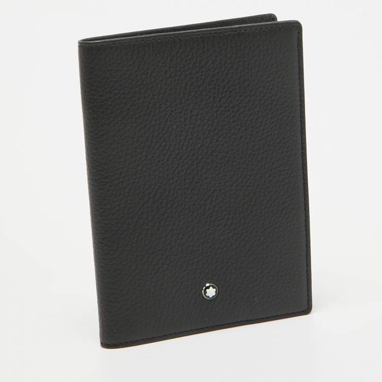 Pre Owned Montblanc Black Leather Meisterstück Passport Holder