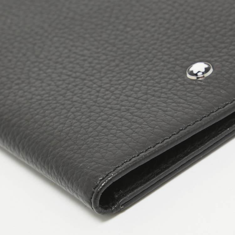 Pre Owned Montblanc Black Leather Meisterstück Passport Holder