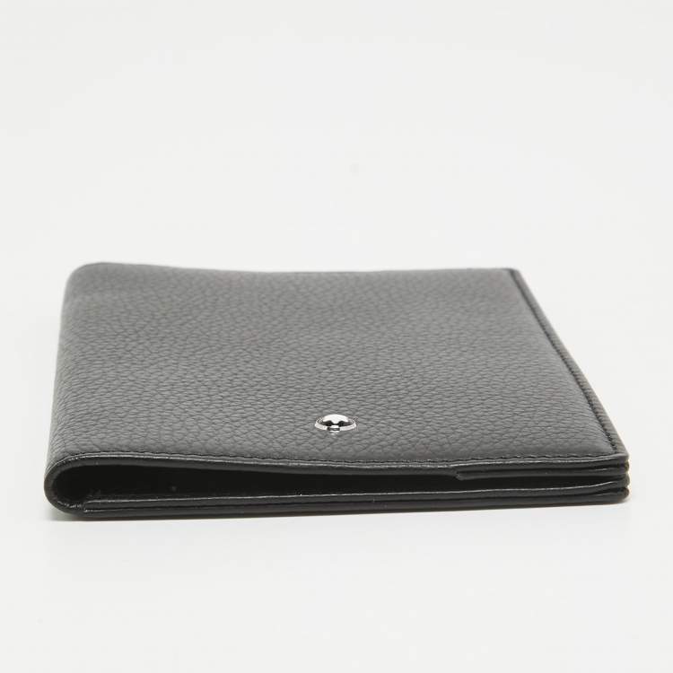 Pre Owned Montblanc Black Leather Meisterstück Passport Holder