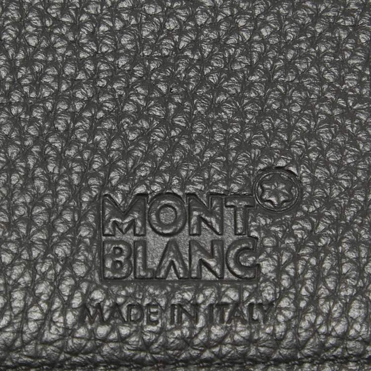 Pre Owned Montblanc Black Leather Meisterstück Passport Holder