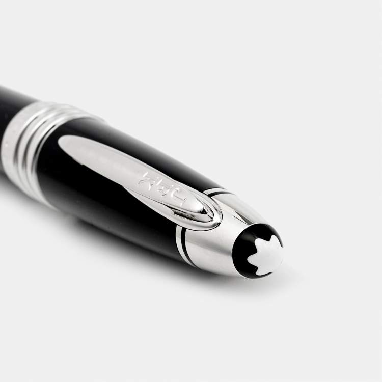 Pre Owned Montblanc John F. Kennedy Special Edition Resin Silver Tone Ballpoint Pen