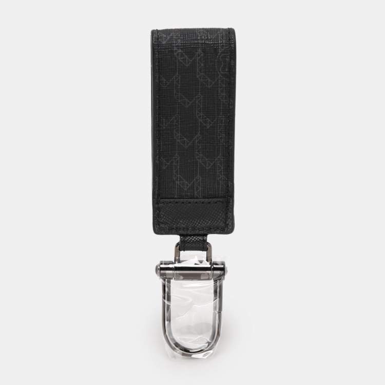 Pre Owned Montblanc Black Signature Leather Meisterstuck Keyring