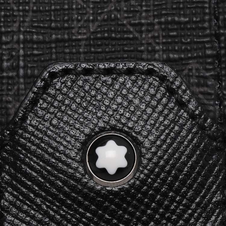 Pre Owned Montblanc Black Signature Leather Meisterstuck Keyring